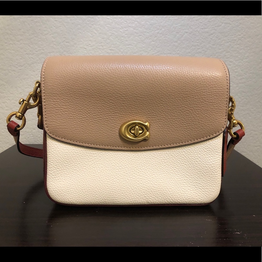 Coach Cassie 19 color block crossbody bag